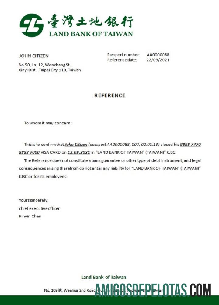 Taiwan Land bank of Taiwan closure Referensi desain