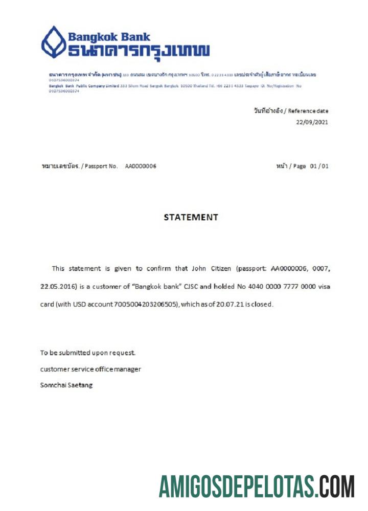 Thailand Bangkok bank closure Referensi desain