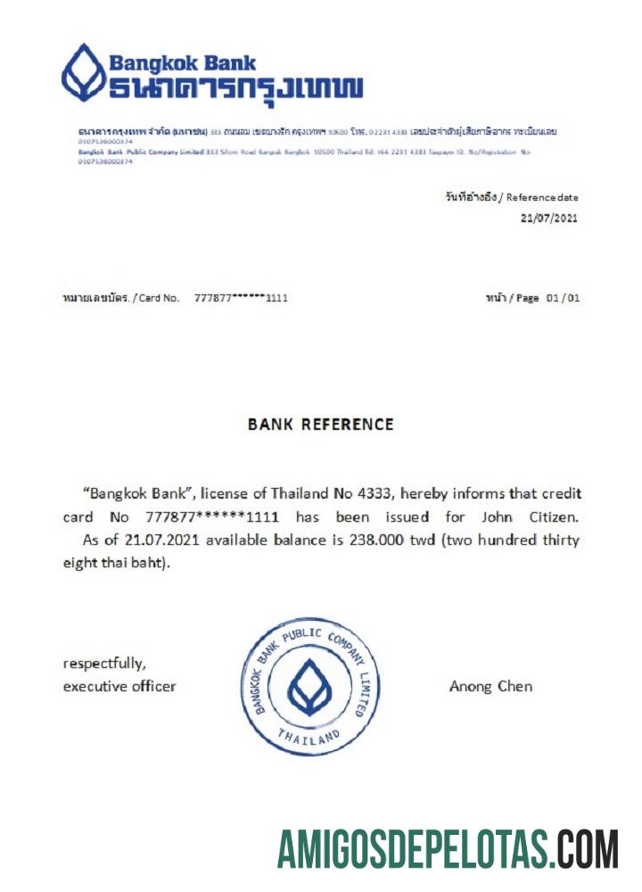 Thailand Bangkok bank Referensi pratinjau