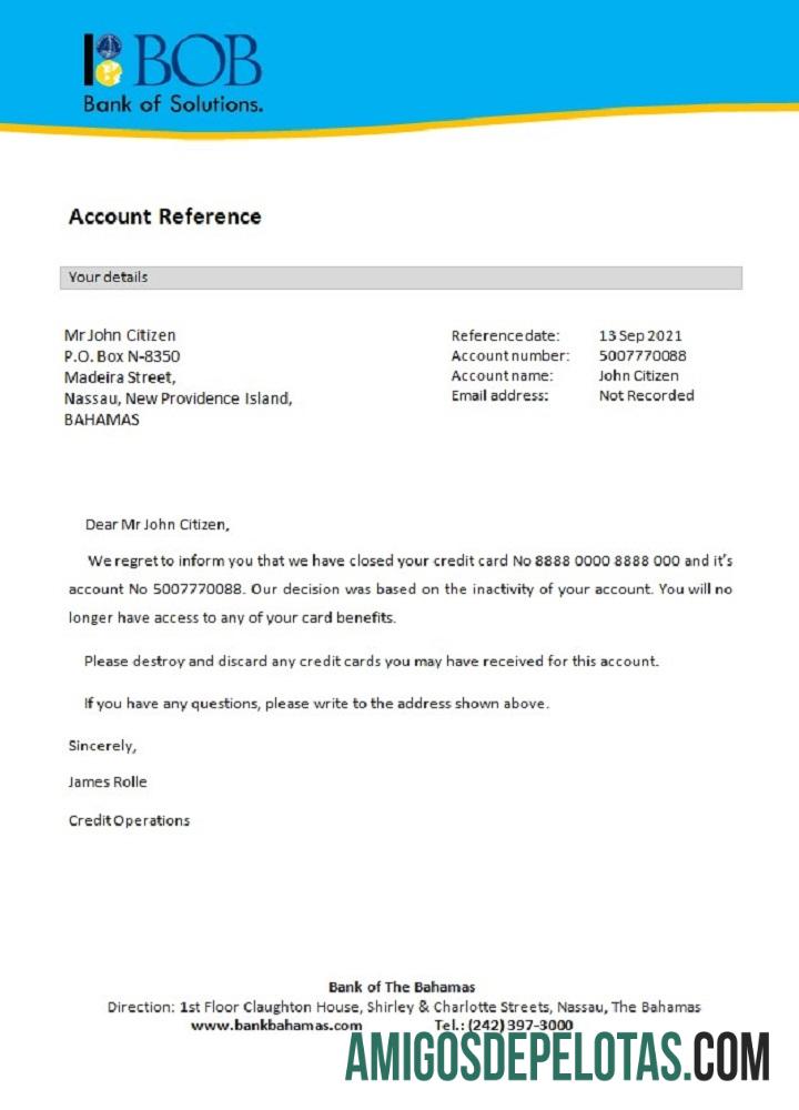 The Bahama I bob bank of solutions closure Referensi pratinjau