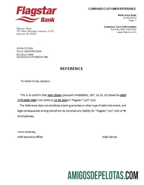 AS Flagstar bank closure ref scr desain