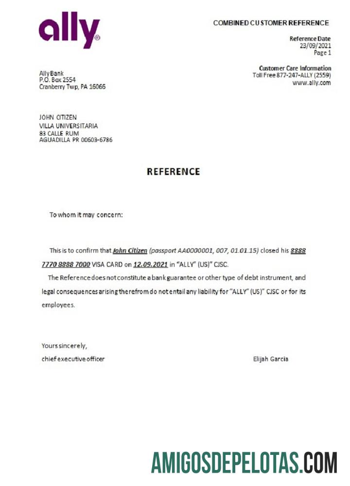 AS Ally closure Referensi pratinjau