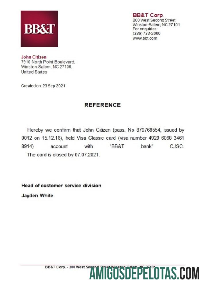 AS BB&T closure Referensi desain