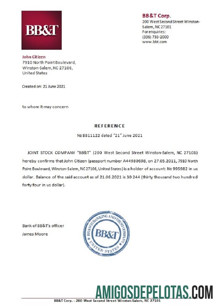 AS BB&T Referensi templat