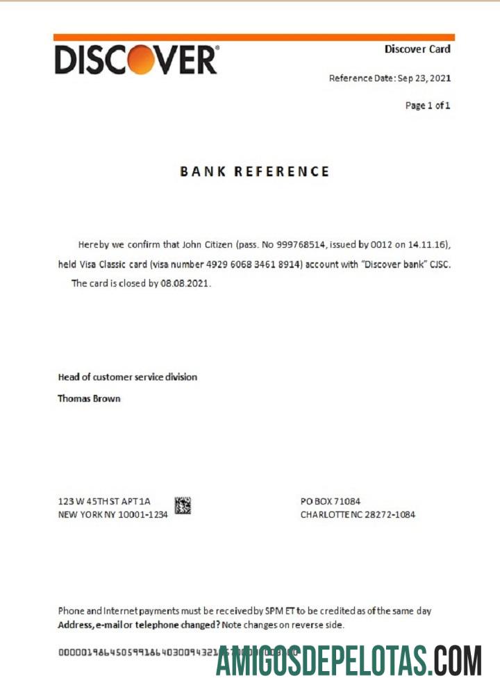 AS Discover closure Referensi desain
