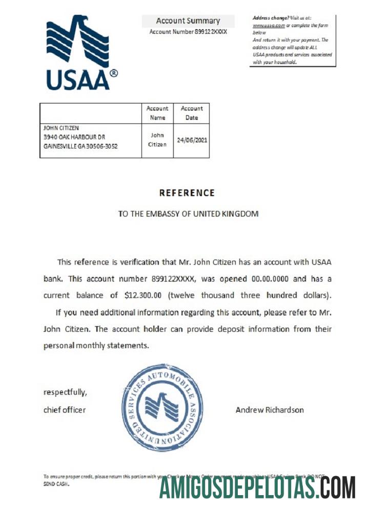 AS USAA Referensi sampel