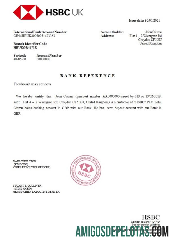 Inggris Raya HSBC reference2 templat