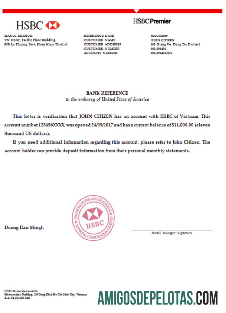 Vietnam HSBC bank Referensi makering