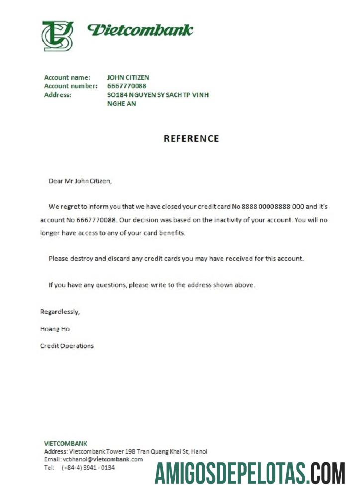 Vietnam Vietcombank closure Referensi makering