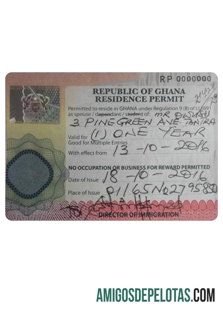 Ghana tempat tinggal izin pratinjau