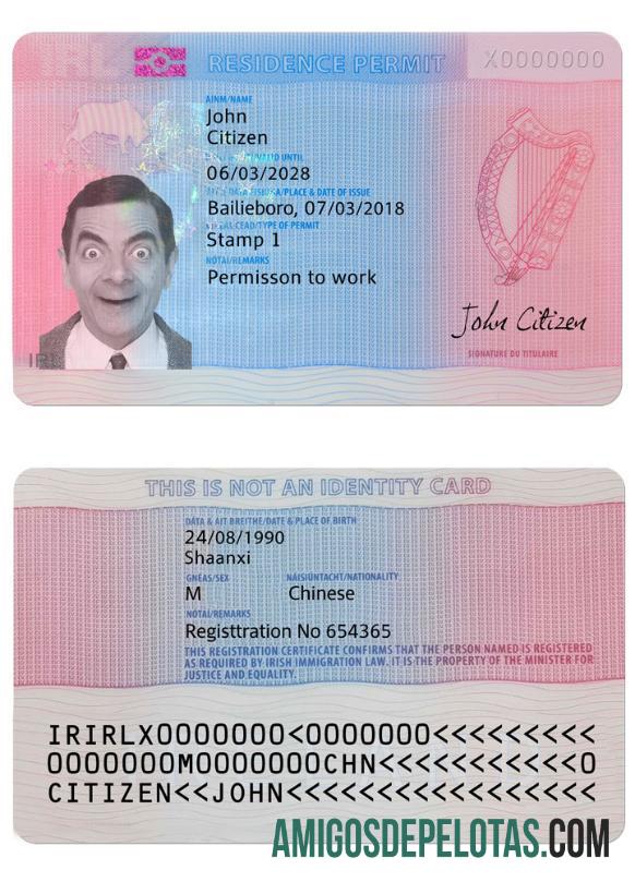 Irlandia tempat tinggal izin desain