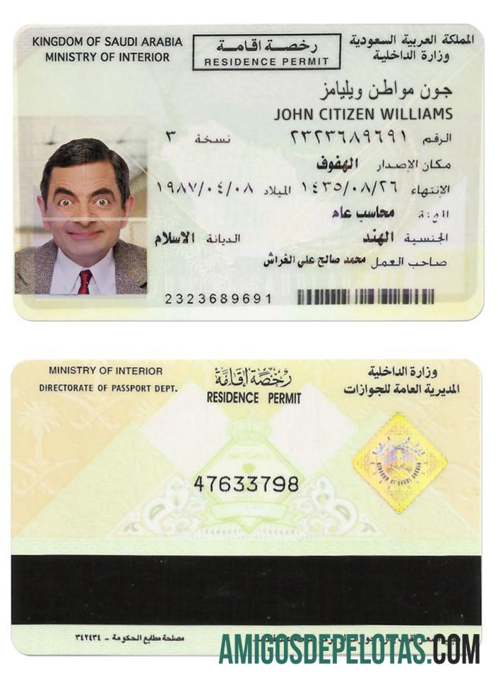 Arab Arab Saudi tempat tinggal izin desain