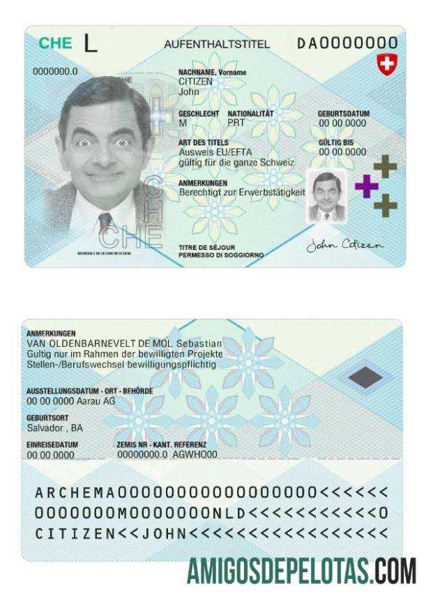 Switzerand tempat tinggal izin 2020 sekarang sampel