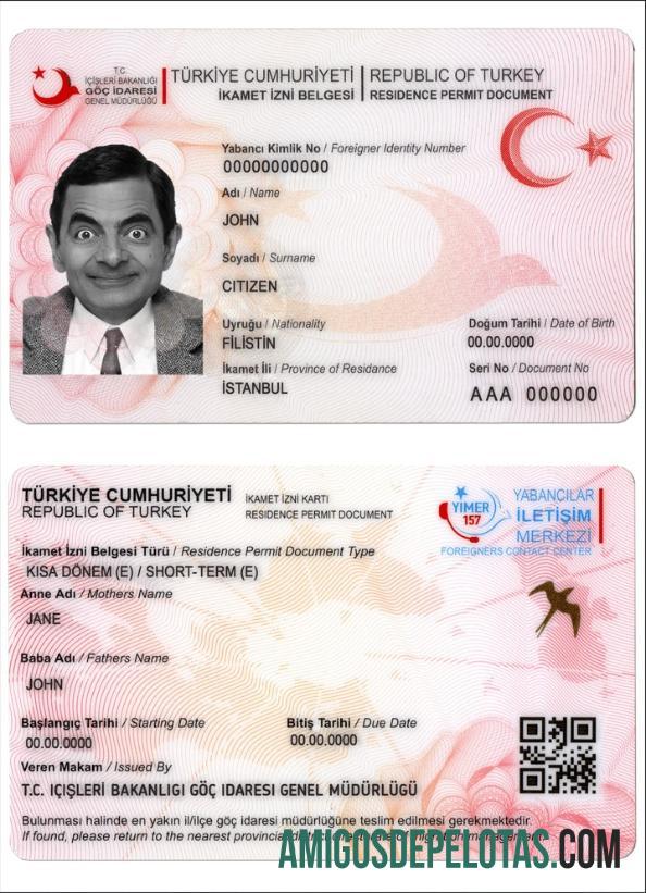 Turki tempat tinggal izin sampel