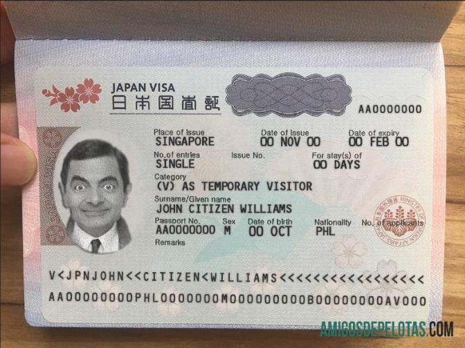 پیشہ ورانہ جاپان tourist ویزا ٹیمپلیٹ in PSD فارمیٹ, fully قابل تدوین, فوٹو look