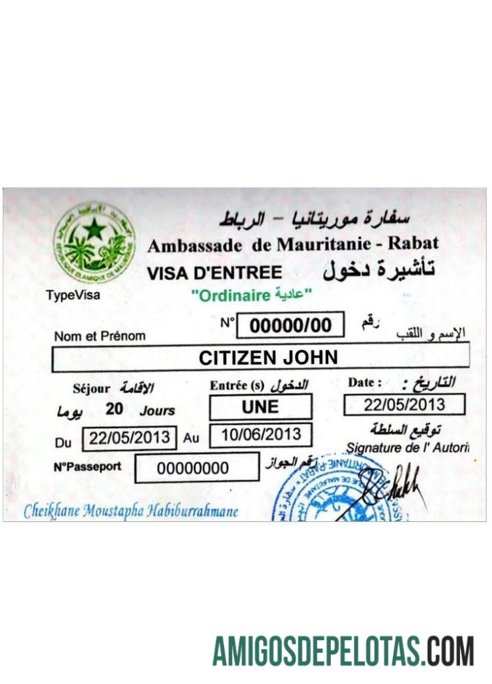 موریطانیہ Rabat ویزا پیش نظارہ