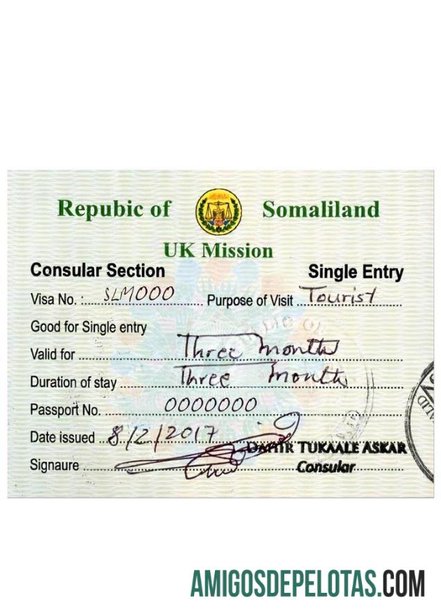 SOMALILAND tourist ویزا پیش نظارہ