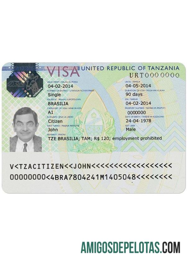 تنزانیہ ویزا پیش نظارہ
