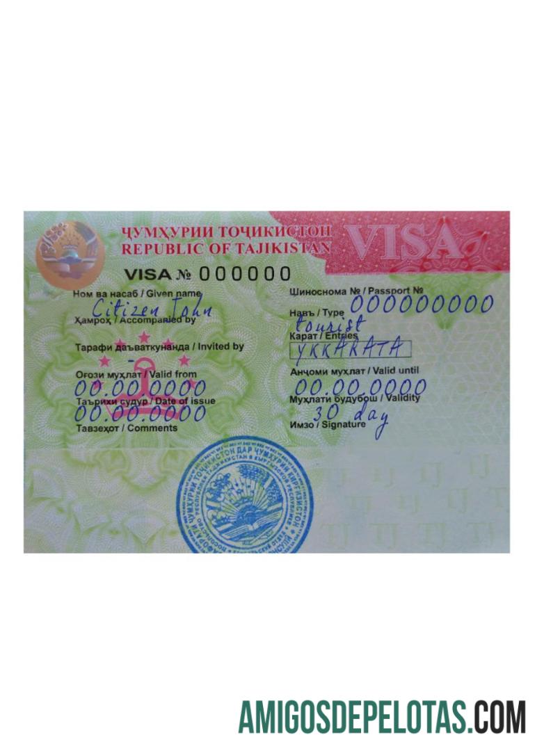 تاجکستان سفر vis ورژن 2 ٹیمپلیٹ