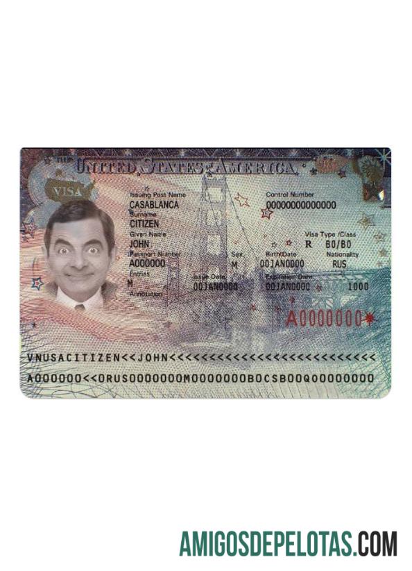 امریکہ سفر ویزا ورژن 2 پیش نظارہ