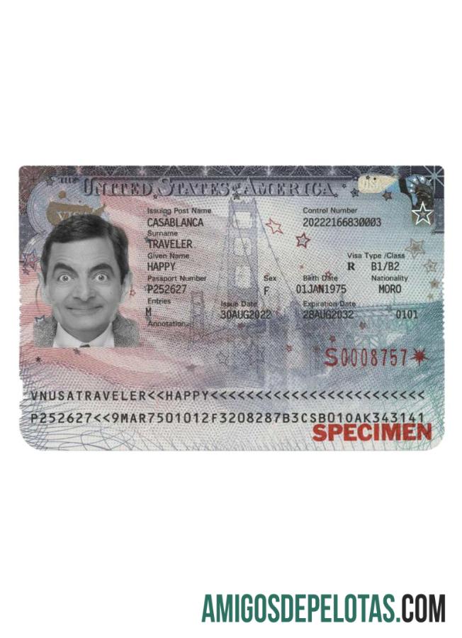 امریکہ ویزا 2022 موجودہ ڈیزائن