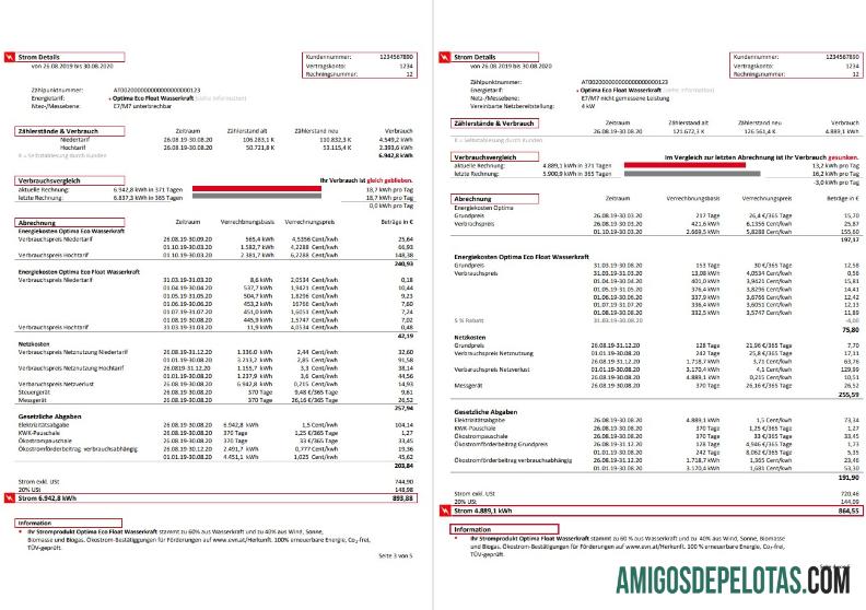 Austria EVN Listrik Tagihan Tagihan 5 pages 3 4 pratinjau