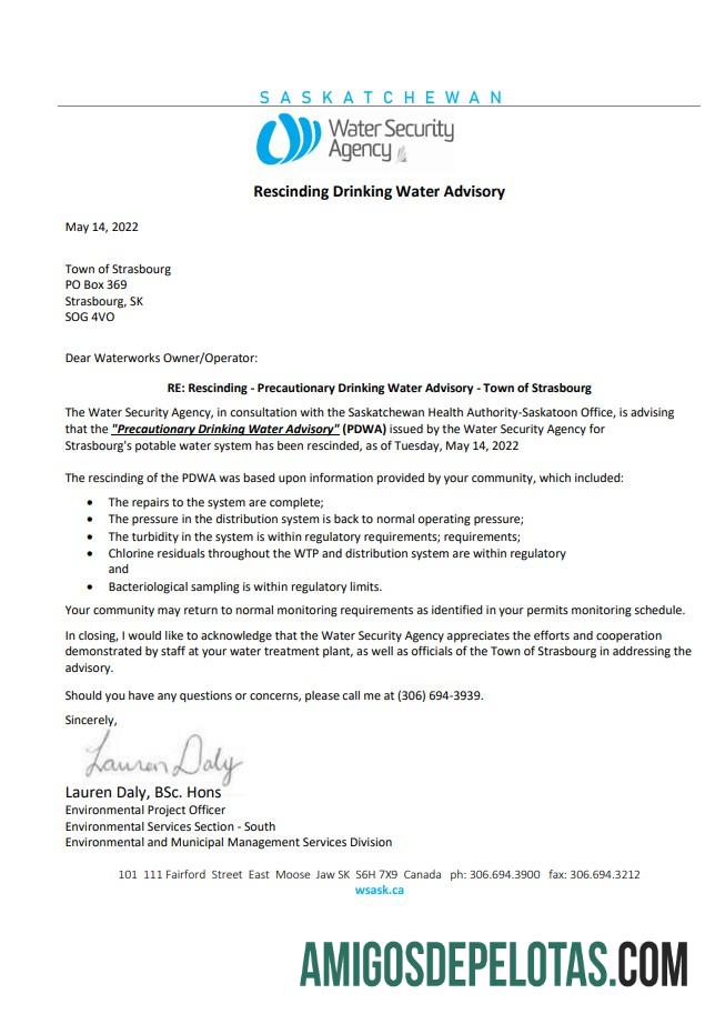 Kanada Saskatchewan Strasbourg Air Security agensi Air Tagihan shut off notice sampel