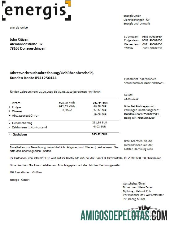 Jerman Energis Tagihan Tagihan makering