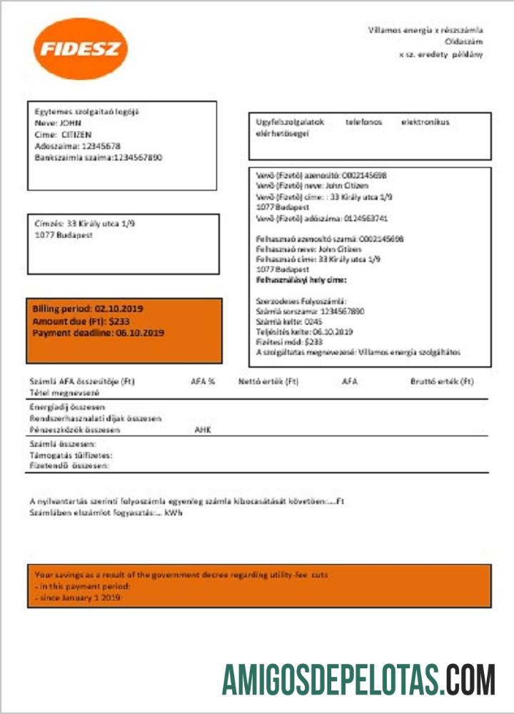 Hungaria FIDESZ easy to fill Tagihan Tagihan makering