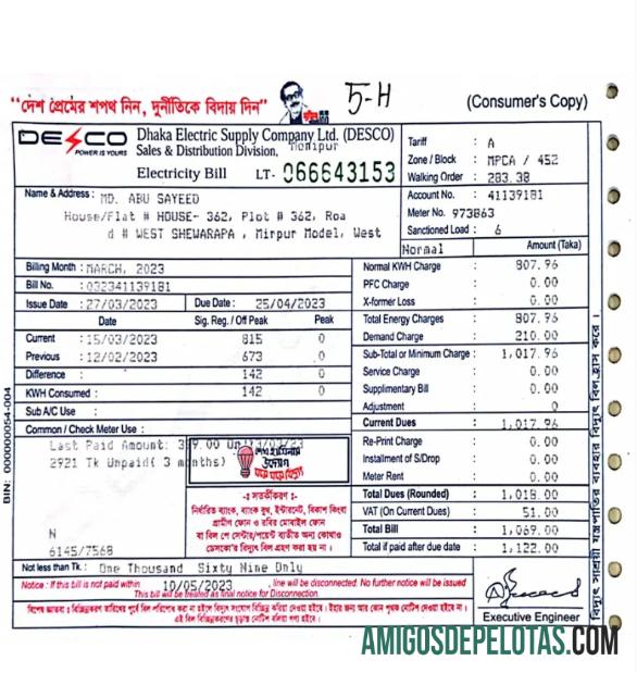 Profesional India DECO Tagihan Tagihan Word and PDF templat