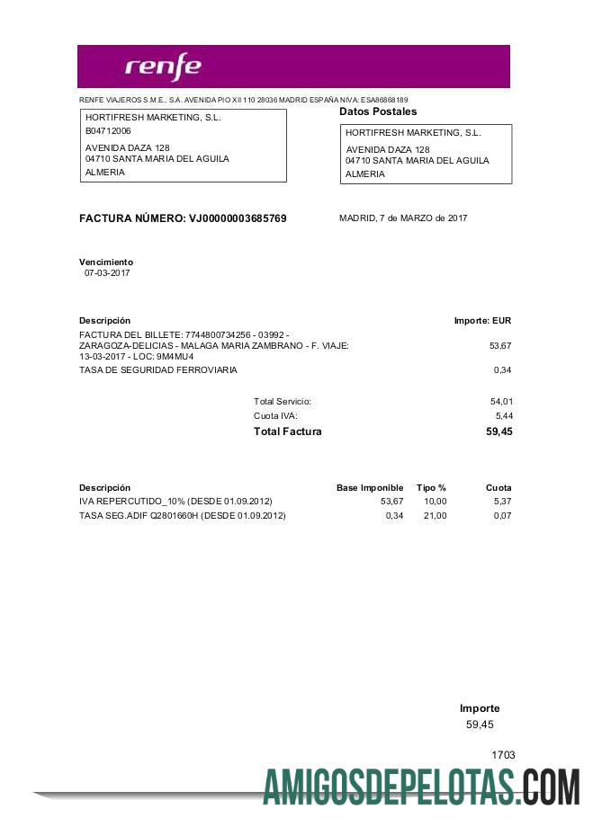Premium Latvia Renfe Tagihan Tagihan templat in Word and PDF format