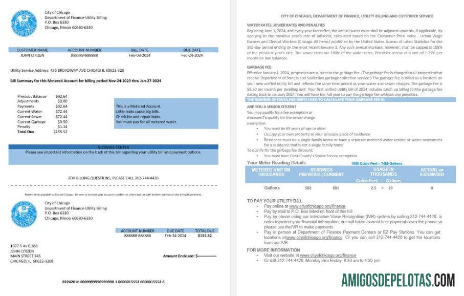 AS City of Chicago department of Keuangan Tagihan Tagihan laporan in Word and PDF format sampel