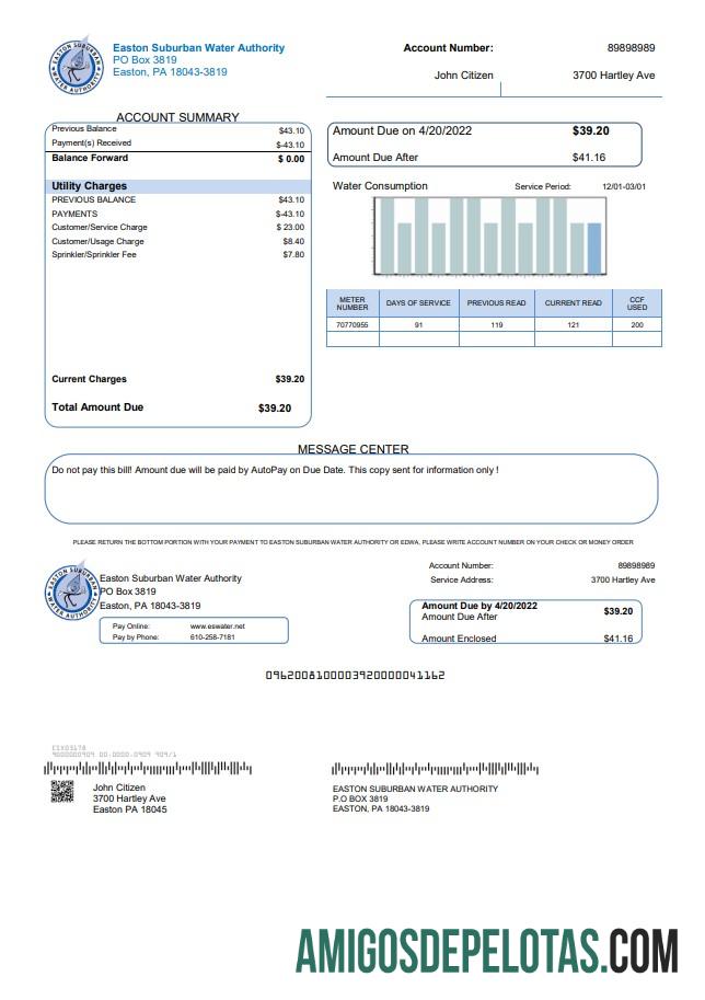 Dapat Diedit AS Eastern Suburban Air Authority Tagihan Tagihan templat in Word and PDF format