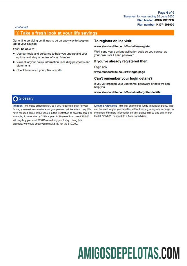 Realistis Inggris Raya standar Life Tagihan Tagihan templat in Word and PDF format, 7 pages 7