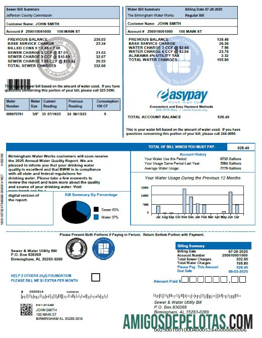 Premium Inggris Raya The Birmingham Air Works Tagihan Tagihan templat in Word and PDF format